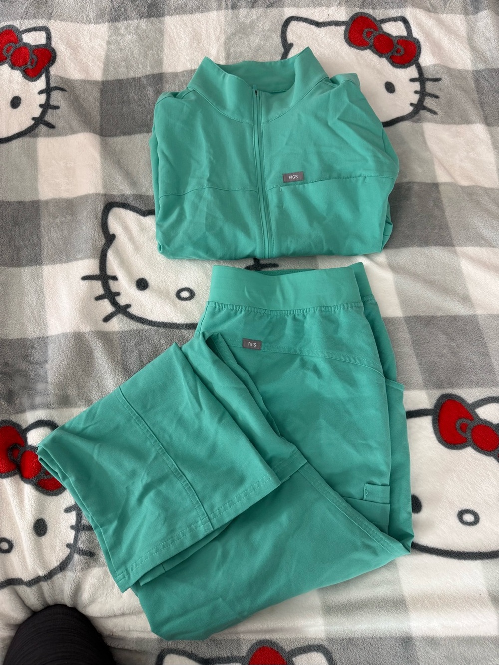 FIGS women scrub top and pants set